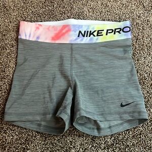 Gray Nike Pro Short